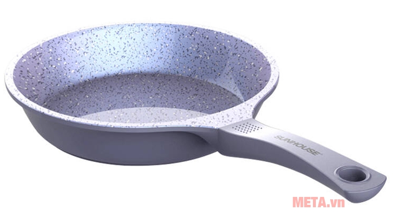 Chảo chiên vân đá đáy từ Sunhouse Mama SHG1124MMA - 24cm