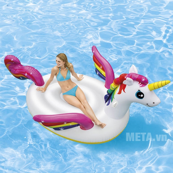 Phao bơi ngựa thần sắc màu Intex 57561