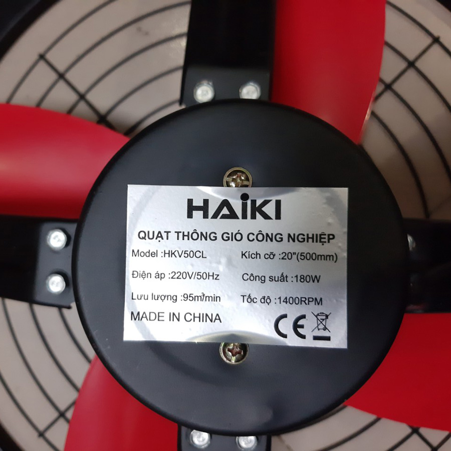 Quạt thông gió công nghiệp vuông có lưới HAIKI HKV50CL