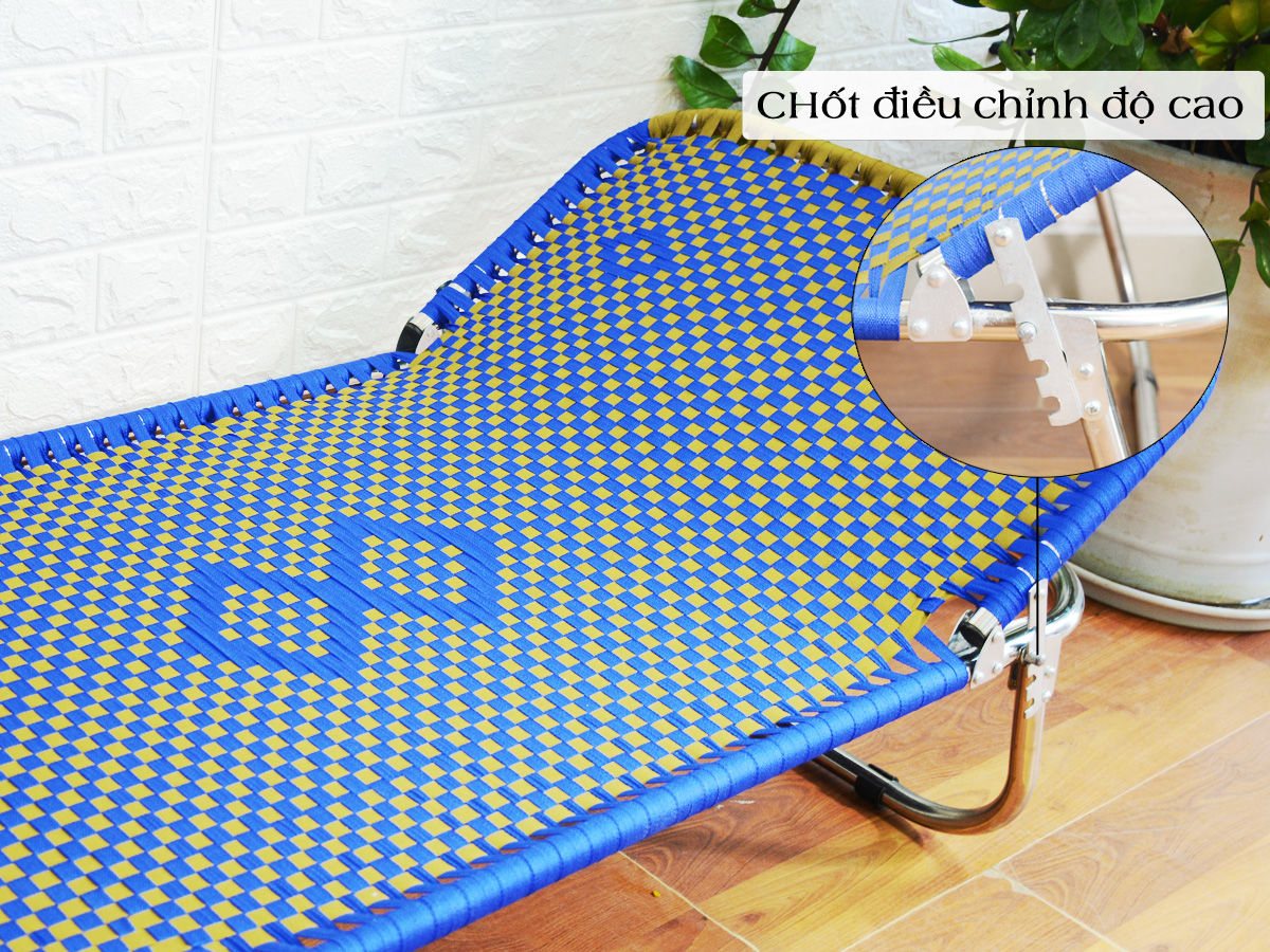 Giường gấp khung inox Hưng Thịnh E6