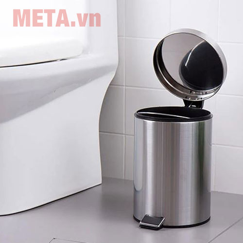 Thùng rác inox đạp chân GEV-12L