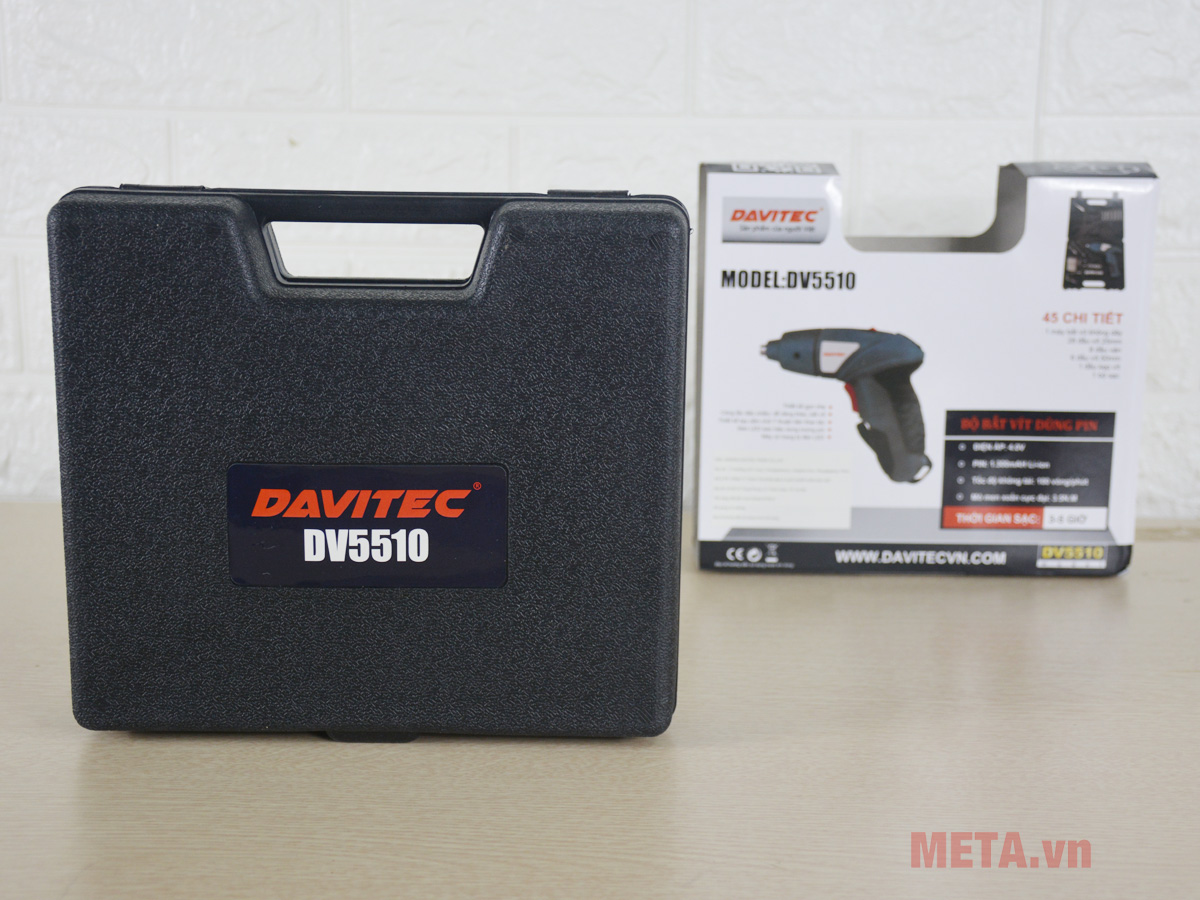 Máy bắt vít Davitec DV5510 4V (45 chi tiết)