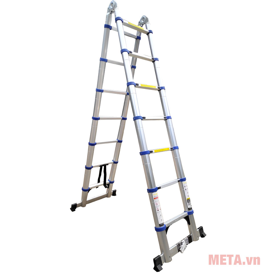 Thang nhôm rút đôi Sumika SKB440D (màu xanh)