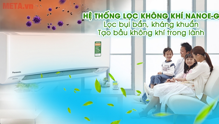 Máy lạnh Panasonic Inverter 1.5 HP CU/CS-XU12UKH-8