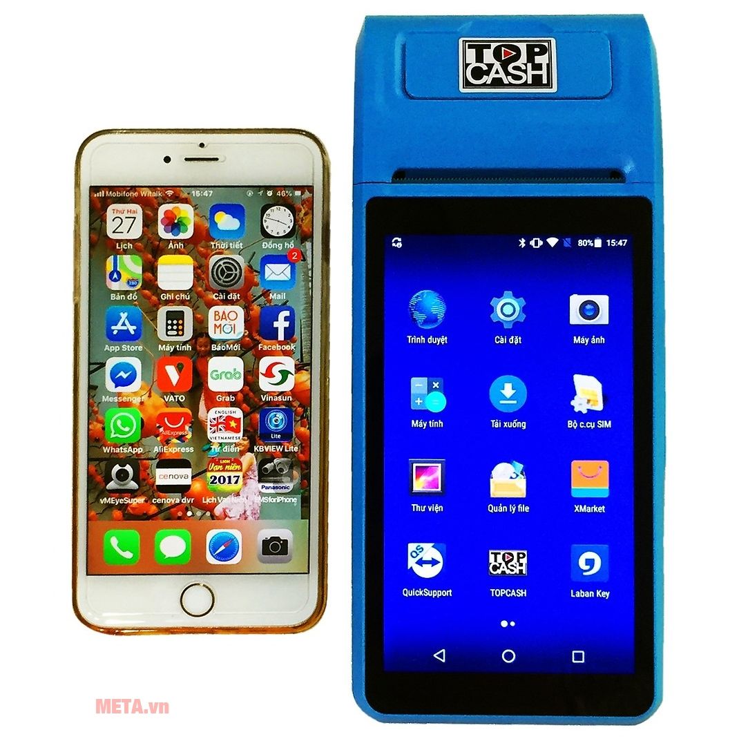 Máy tính tiền cảm ứng cầm tay Topcash POS QT-H10