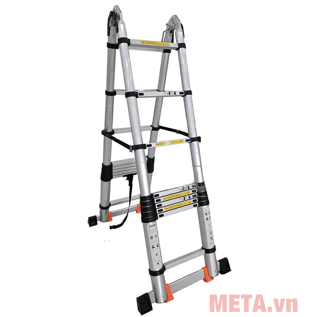 Thang nhôm rút chữ A cao cấp Jumbo A280