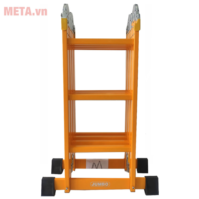 Thang nhôm gấp đa năng 4 đoạn Jumbo B303