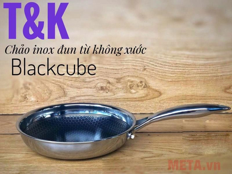 Chảo chống dính inox 304 T&K Blackcube BC228FA - 28cm