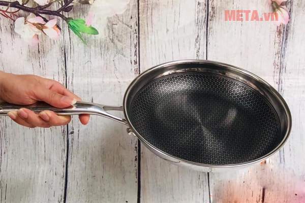 Chảo chống dính inox 304 T&K Blackcube 20cm