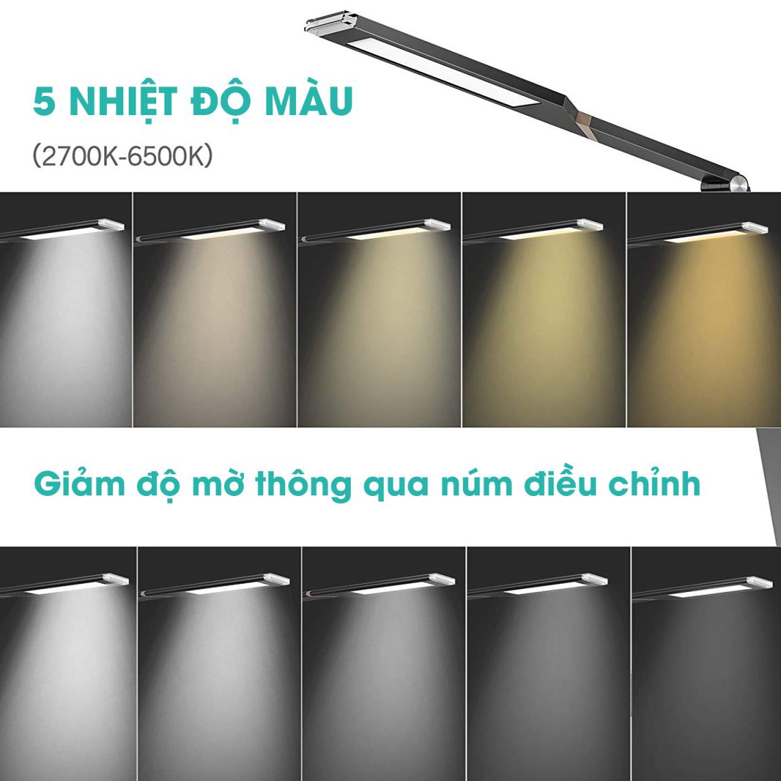 Đèn bàn LED bảo vệ mắt TaoTronics TT-DL028