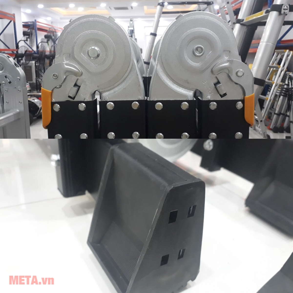 Thang nhôm gấp 4 đoạn Sumika SKM204 NEW