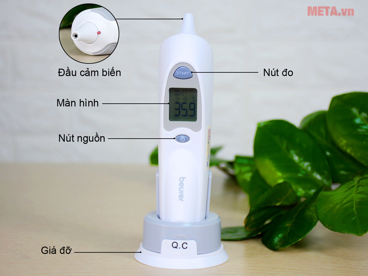 Nhiệt kế điện tử đo tai Beurer FT58