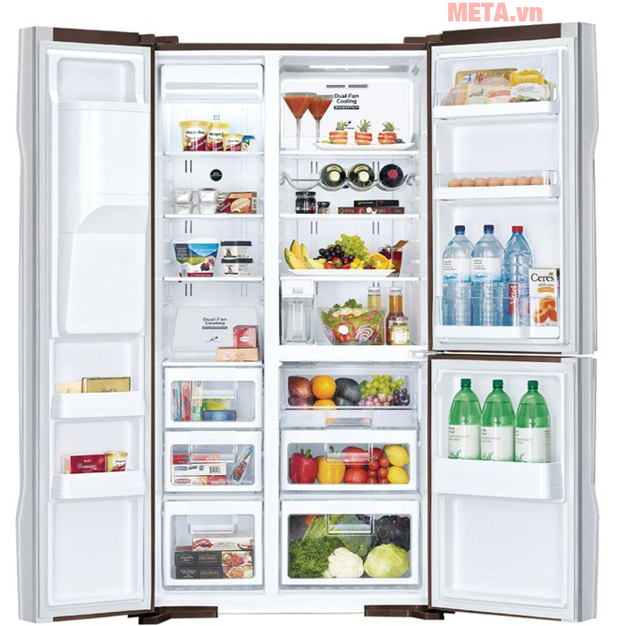 Tủ lạnh Hitachi Inverter 584 lít R-FM800AGPGV4X(DIA)