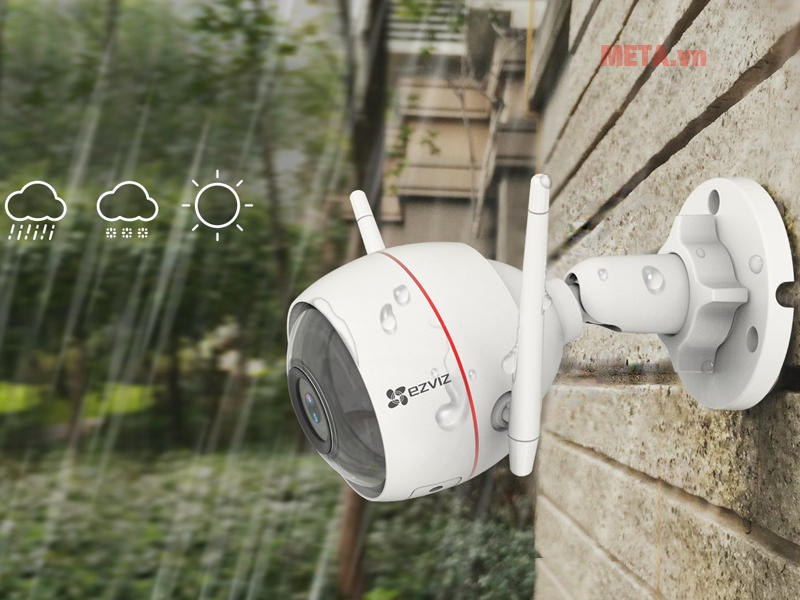 Camera wifi ngoài trời Ezviz CS-CV310-A0-1B2WFR (C3W, 1080P, có đèn và còi báo)