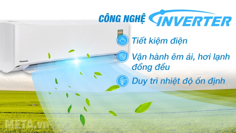 Máy lạnh Panasonic Inverter 2HP CU/CS-XU18UKH-8