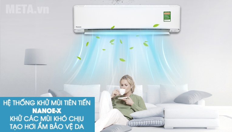 Máy lạnh Panasonic Inverter 2HP CU/CS-XU18UKH-8