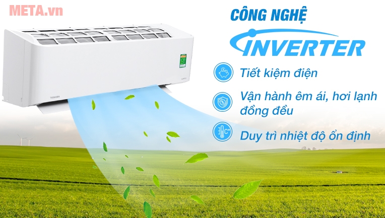 Máy lạnh Toshiba Inverter 2 HP RAS-H18PKCVG-V