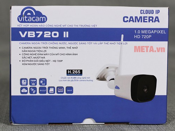 Camera IP ngoài trời - Vitacam VB720II 1.0Mp