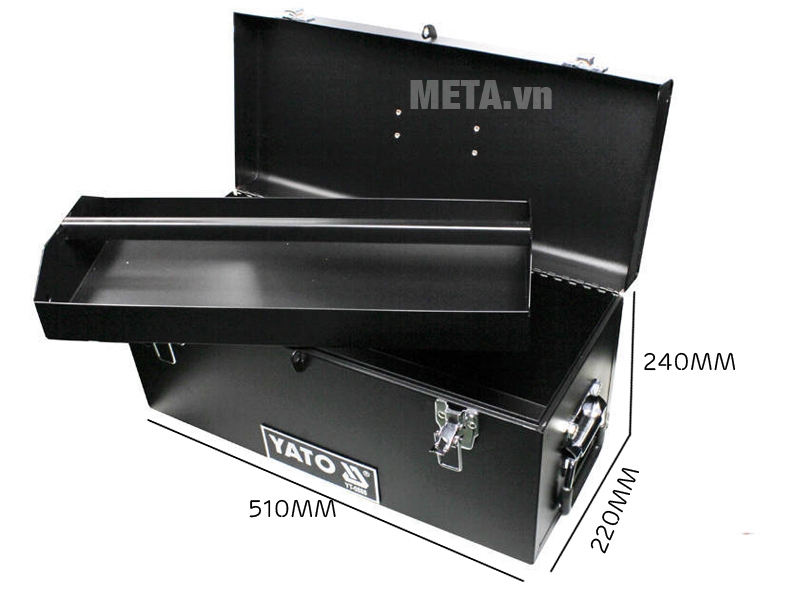 Hộp đựng đồ nghề bằng sắt, sơn tĩnh điện Yato YT-0886