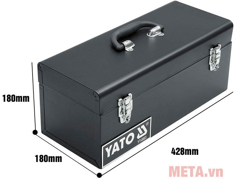 Hộp đựng đồ nghề sơn tĩnh điện bằng sắt Yato YT-0883
