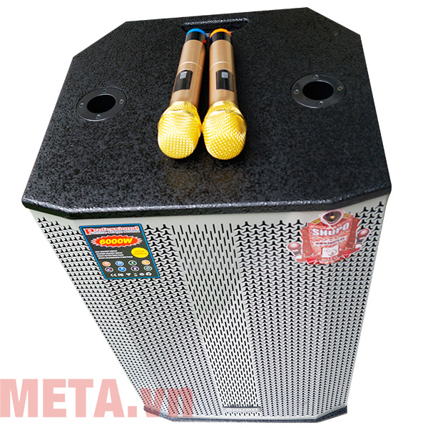 Loa kéo di động thùng gỗ hát karaoke Shupo G410