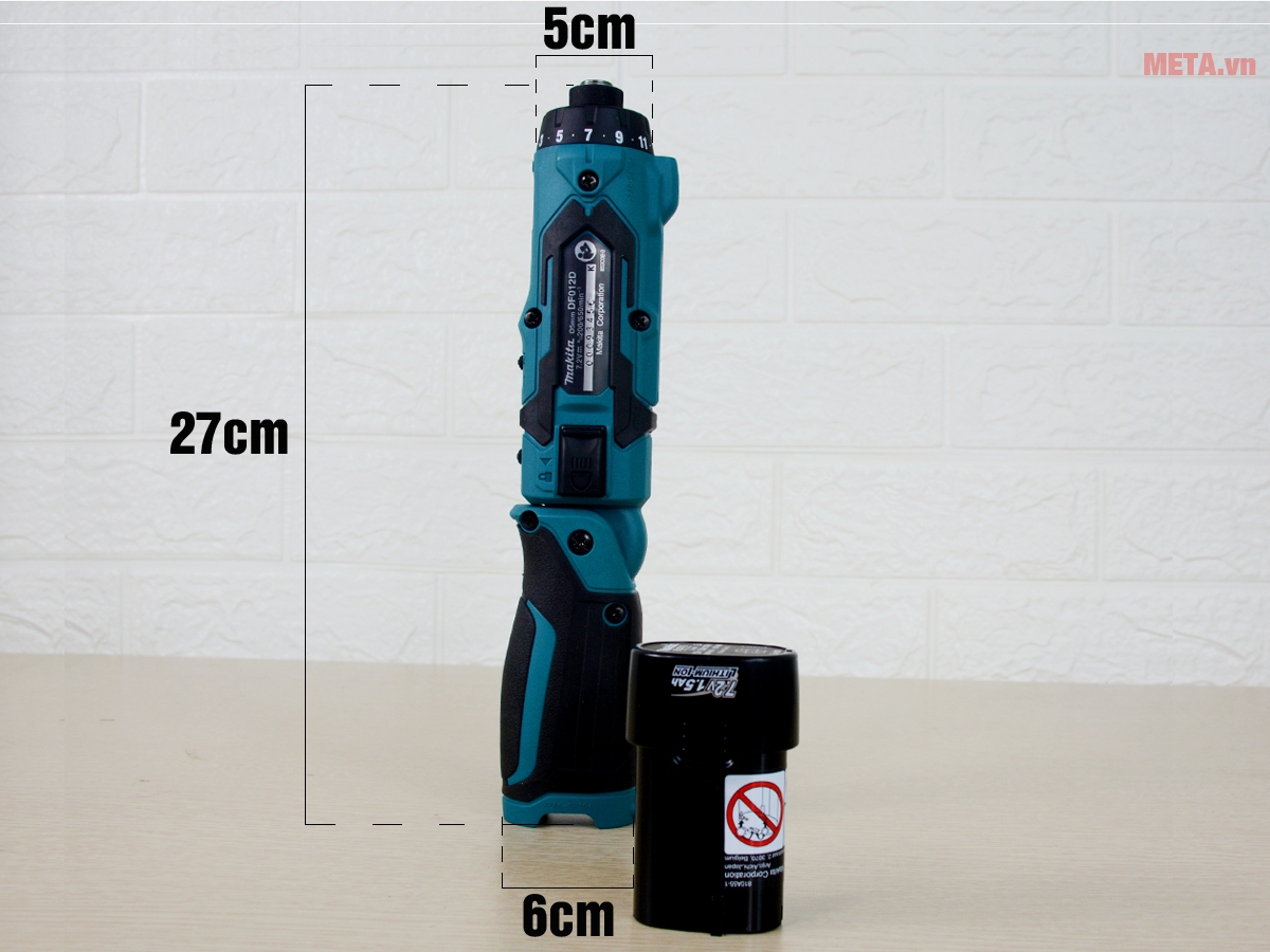 Máy vặn vít dùng pin Makita DF012DSE