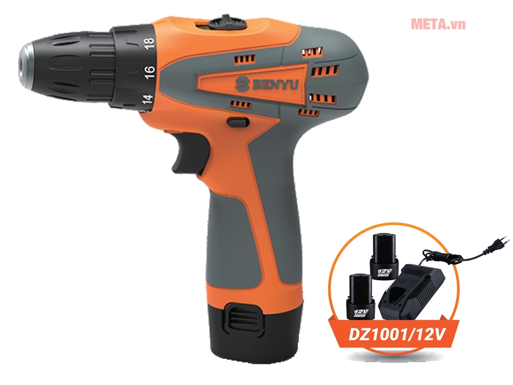 Máy khoan vặn vít dùng pin Benyu DZ1001/12V