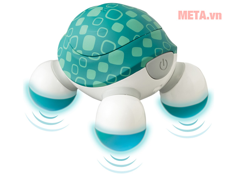 Máy massage cầm tay mini Turtle 3 đầu Homedics NOV-60