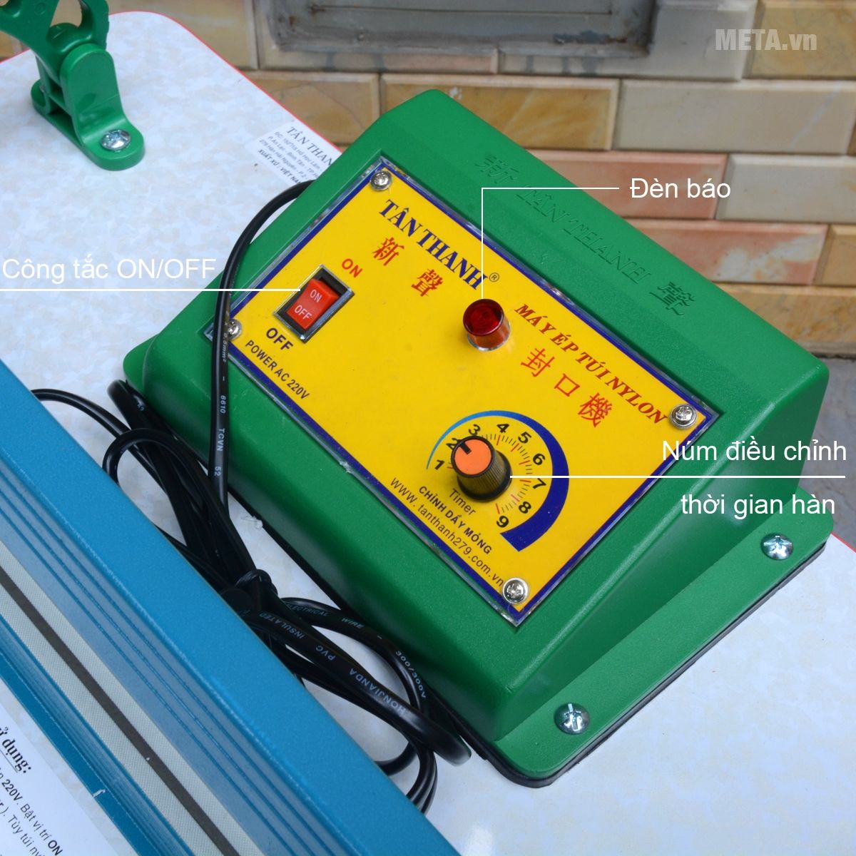 Máy ép túi nylon M2-400