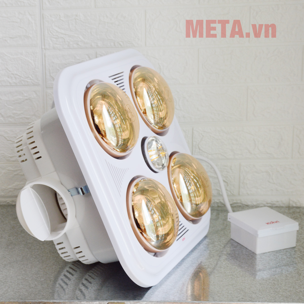 Đèn sưởi nhà tắm âm trần Braun Kohn BU04G