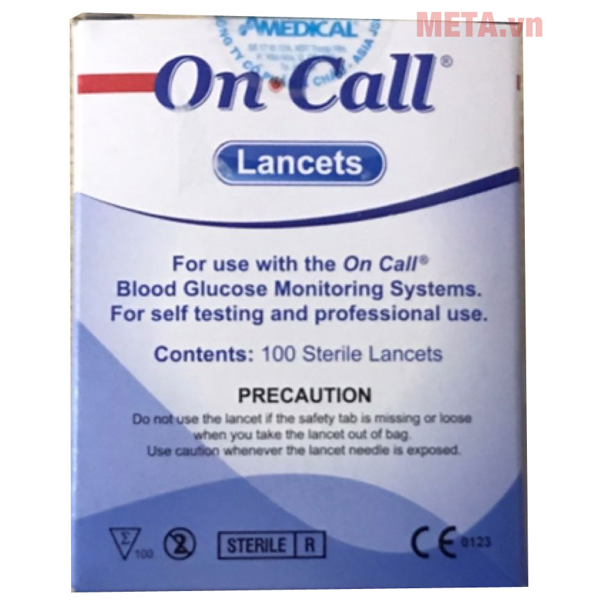 Kim chích máu máy đo đường huyết On-call Lancets