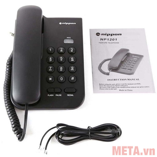 Điện thoại bàn cố định Nippon NP-1201 - META.vn