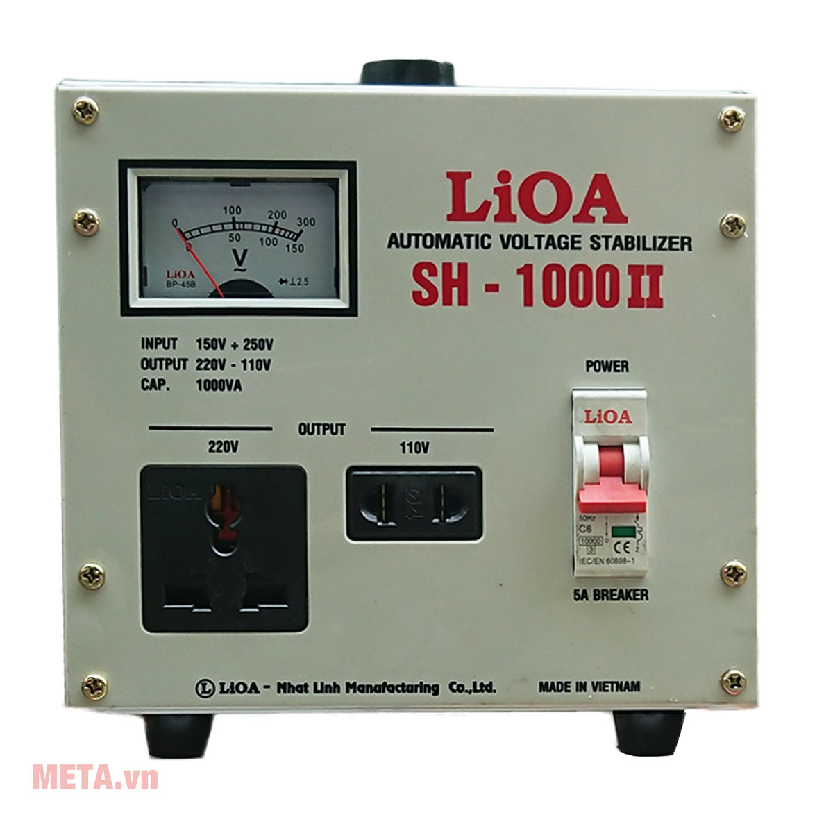 Ổn áp 1 pha Lioa 1KVA Lioa SH 1000 II