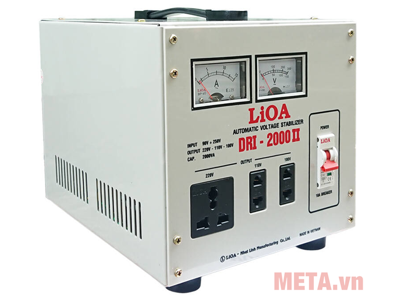 Ổn áp 1 pha Lioa 2KVA DRI-2000 II