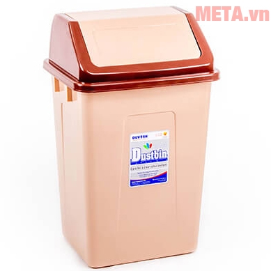 Thùng rác nắp lật Duy Tân size Trung