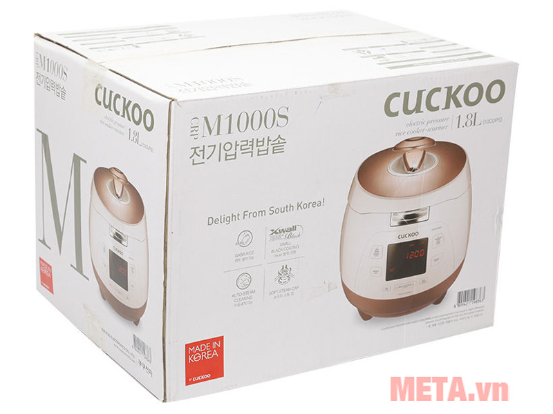 Nồi cơm điện tử áp suất Cuckoo CRP-M1000S 1.8 lít