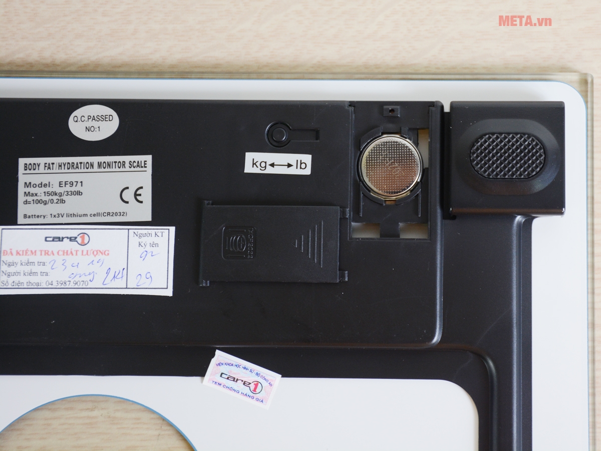 Cân sức khỏe điện tử phân tích Camry EF971-S38