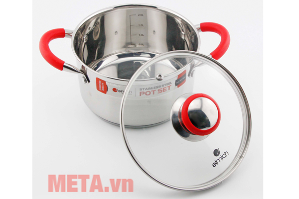 Bộ nồi inox Smartcook SM3336 (18cm, 22cm, 26cm)