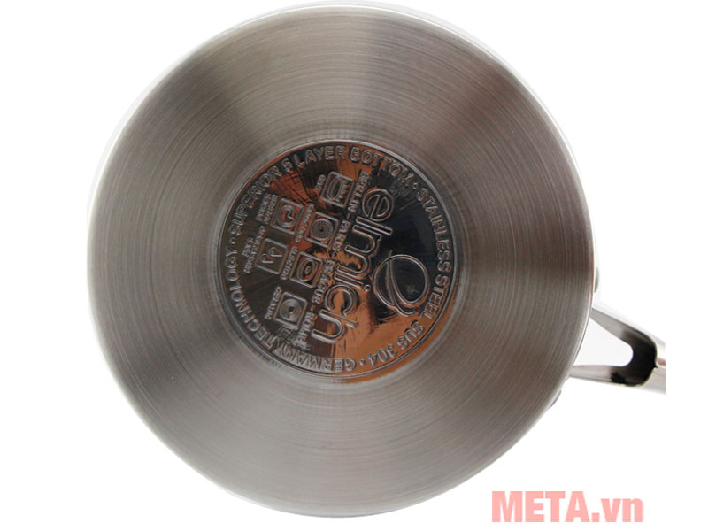 Chảo chống dính inox 304 có vung kính Elmich Praha EL3247 20cm