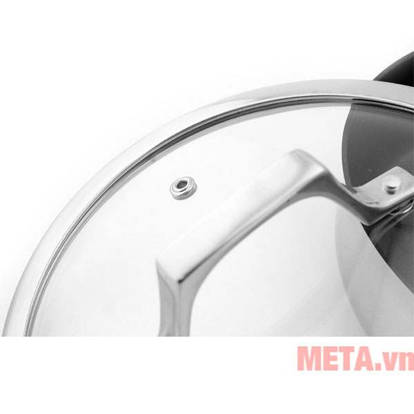 Chảo chống dính inox 304 có vung kính Elmich Potenza EL3256 (20cm)