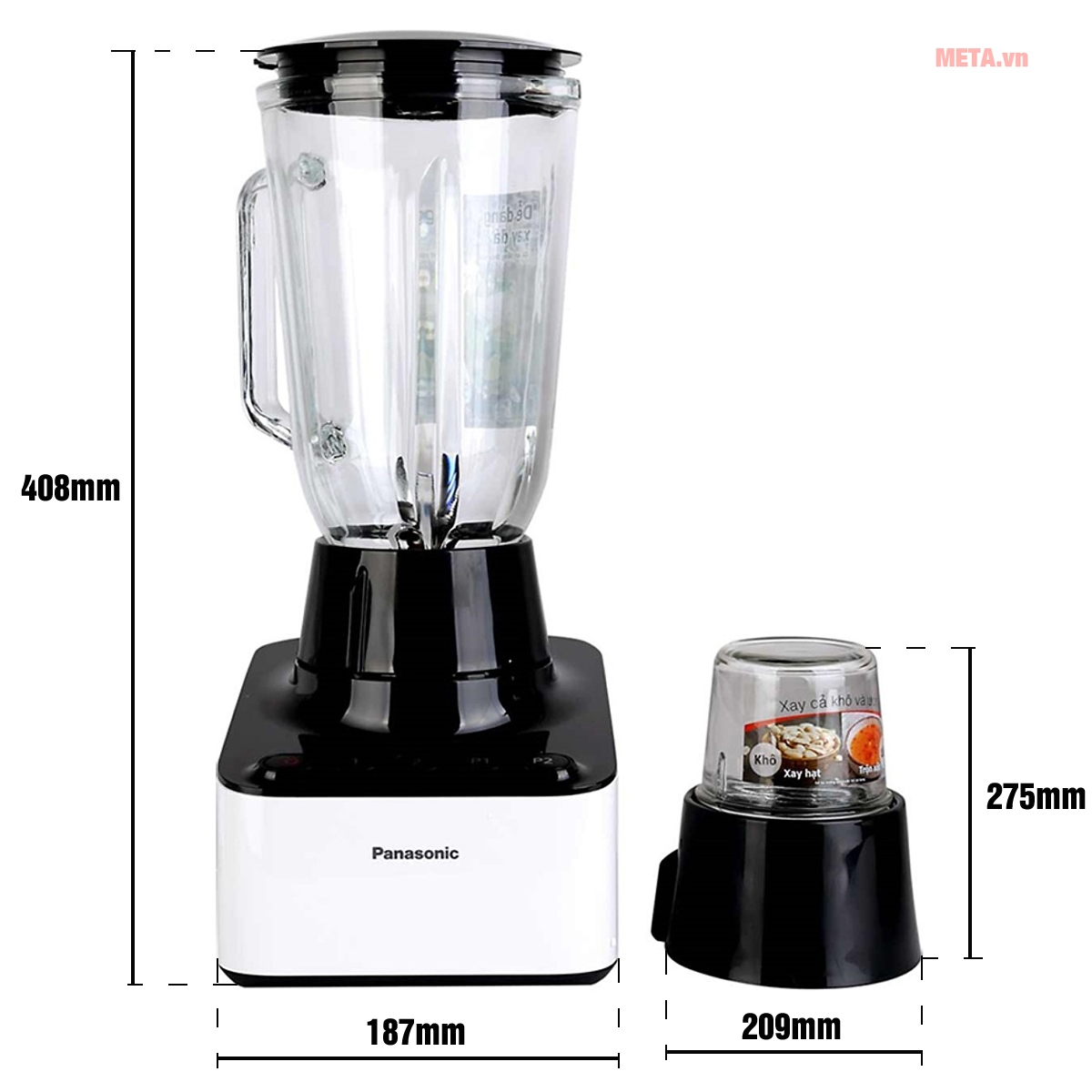 Máy xay sinh tố Panasonic MX-V300KRA - 600W