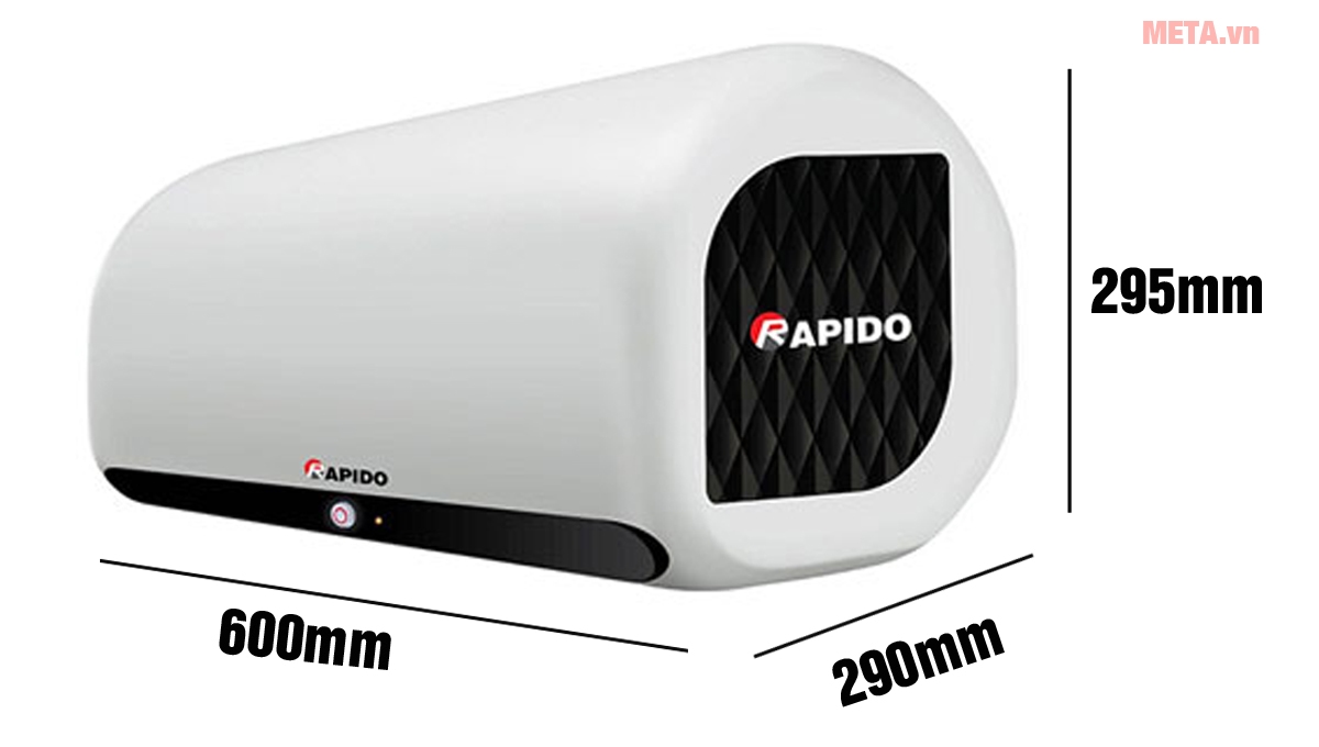 Bình nước nóng Rapido Greta -GA20L, chống cặn, chống giật 2.500W