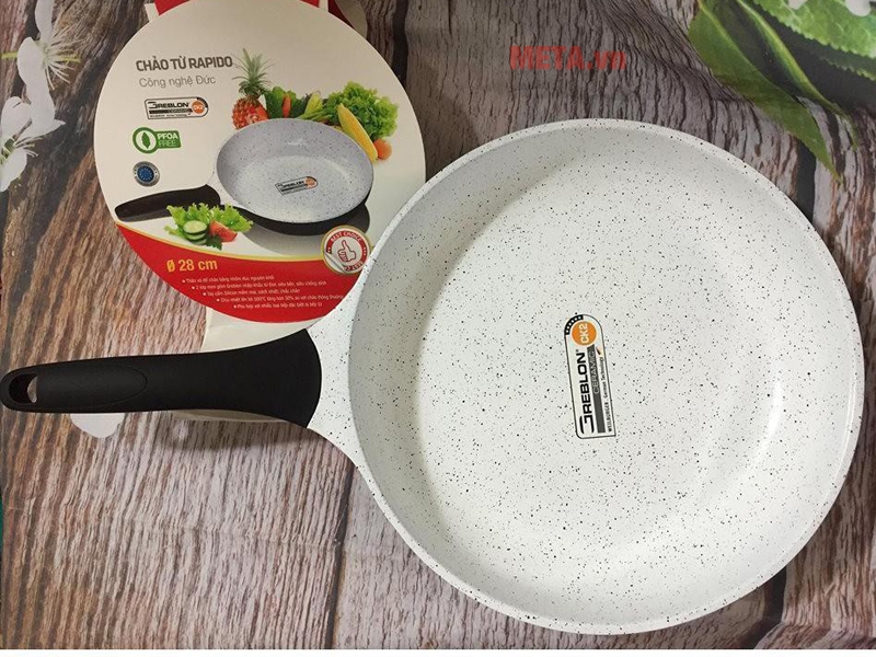 Chảo từ men Đức Rapido RP24-RF 24cm đáy phẳng