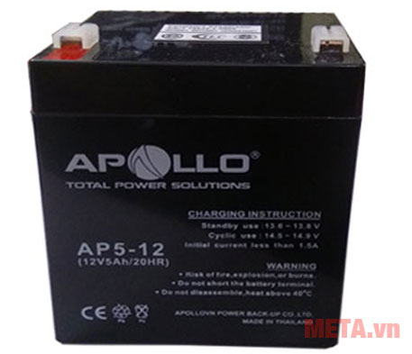 Ắc quy Apollo 12V 5Ah, AP5-12