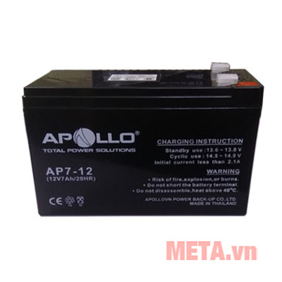 Ắc quy Apollo 12V 7Ah AP7-12