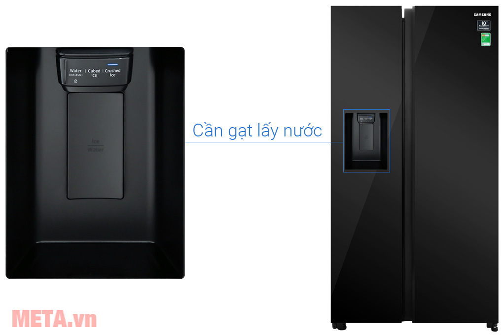 Tủ lạnh side by side Samsung RS64R53012C/SV (617 lít)