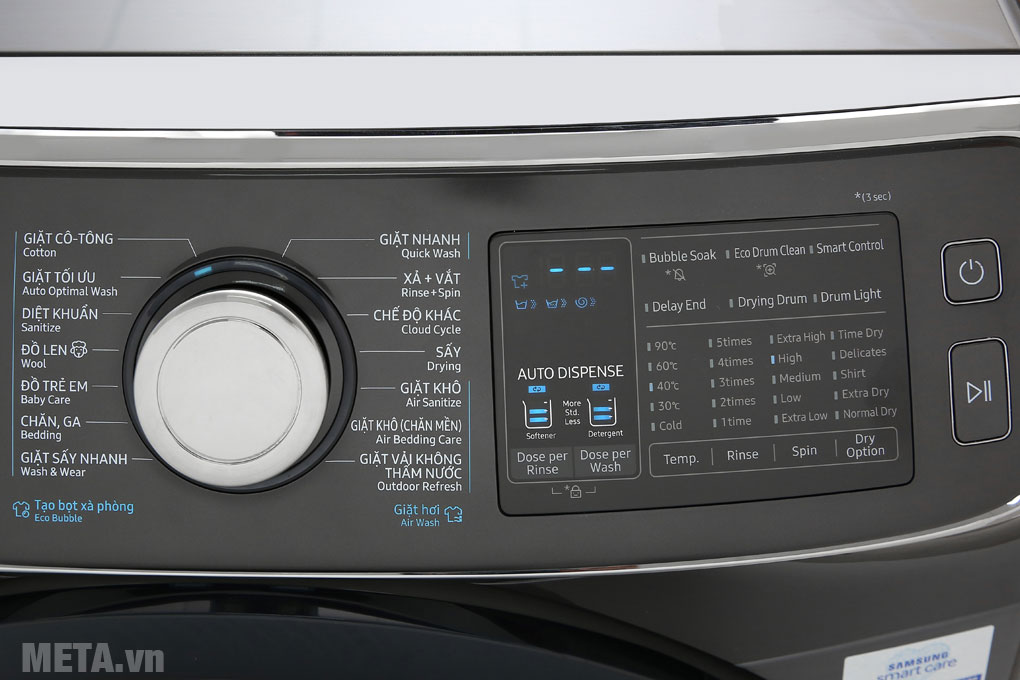 Máy giặt sấy Samsung inverter WD19N8750KV/SV (19kg)
