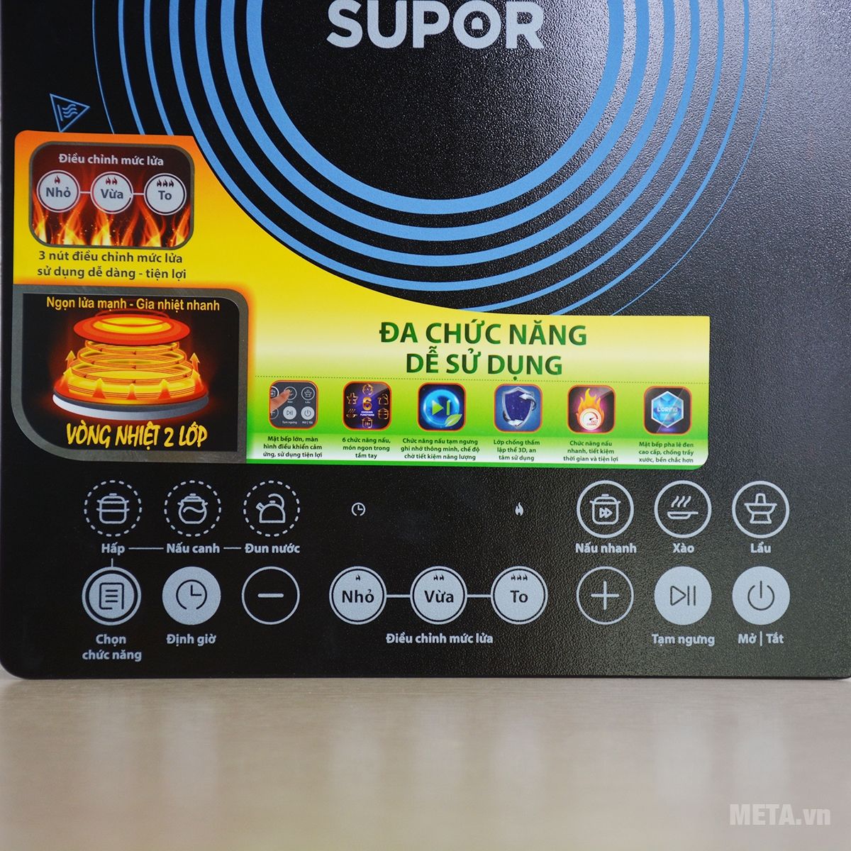 Bếp từ cảm ứng Supor C21-SDHCB36VN (không kèm nồi)