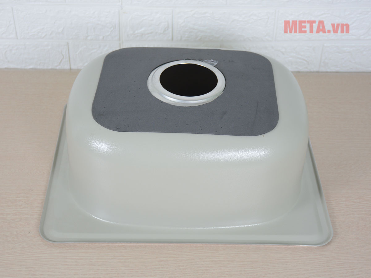 Chậu rửa inox Sơn Hà 1H447S (447mm x 364mm) đáy giảm ồn