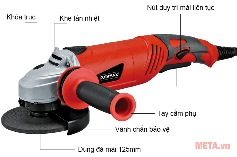 Máy mài góc Kenmax KM125 125mm
